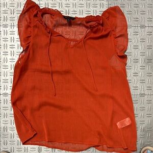 Women's banana republic medium lightweight Orange Top